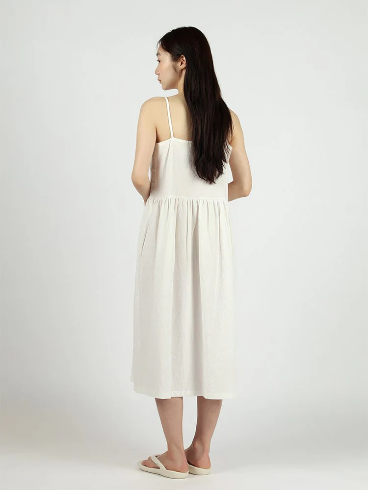 LACE POINT SLEEVELESS LONG DRESS - Image 3