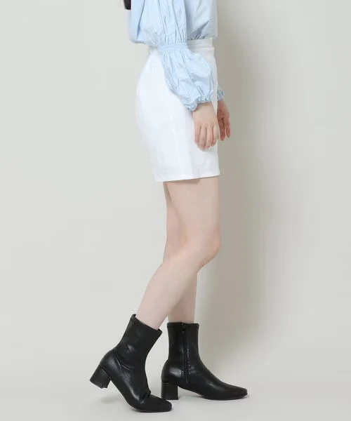 LINEN MINI SKIRT - Image 4