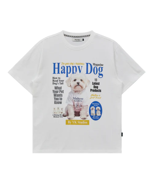 MALTESE MAGAZINE HALF SLEEVE T-SHIRT - Image 4