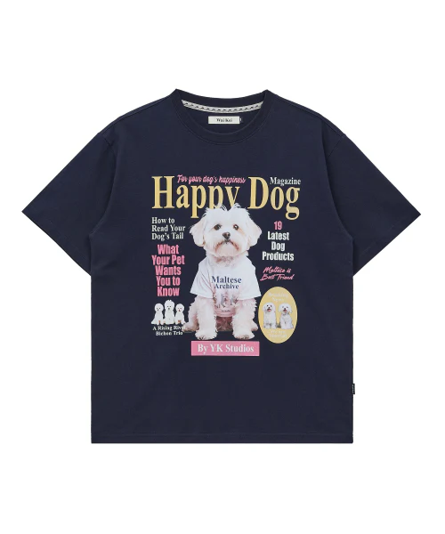 MALTESE MAGAZINE HALF SLEEVE T-SHIRT - Image 5