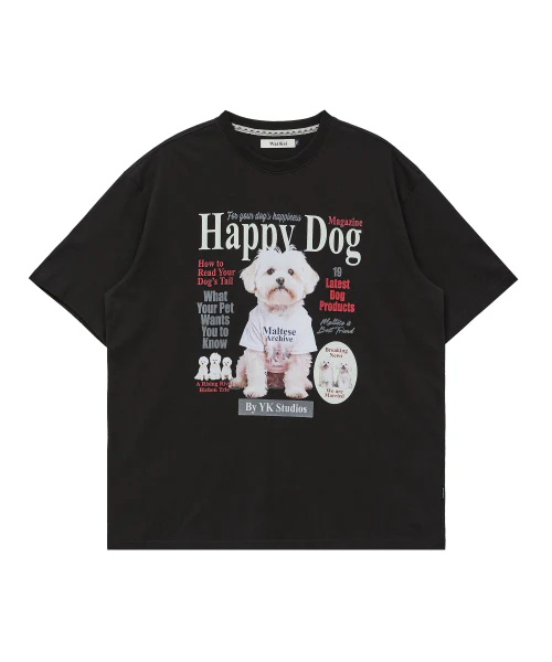 MALTESE MAGAZINE HALF SLEEVE T-SHIRT - Image 6
