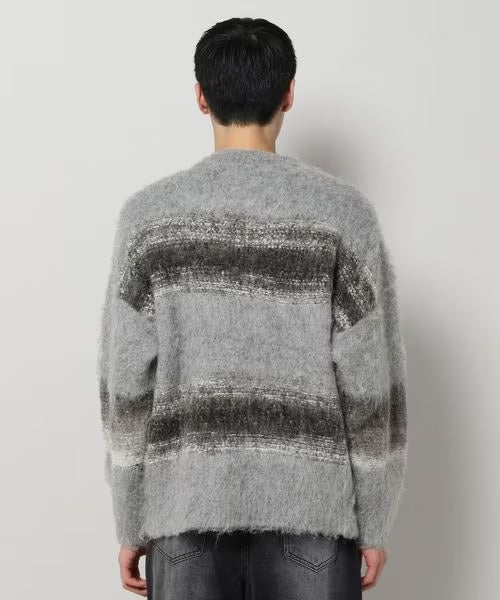 MEN'S IRREGULAR STRIPED SWEATER - Image 2