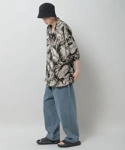 MEN'S LEAF SHORT-SLEEVED SHIRT - Image 2