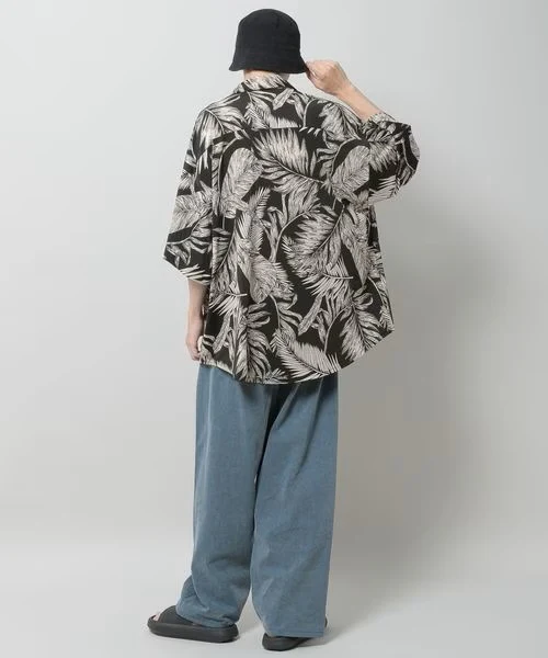 MEN'S LEAF SHORT-SLEEVED SHIRT - Image 3