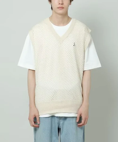 MENS MESH KNIT VEST