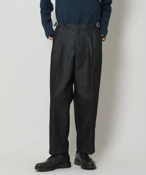MEN'S ONE TUCK DENIM PANTS - Image 13