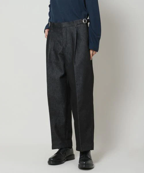 MEN'S ONE TUCK DENIM PANTS - Image 5