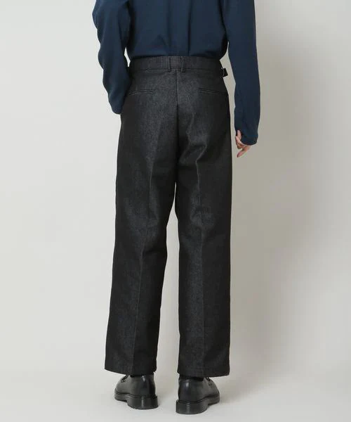 MEN'S ONE TUCK DENIM PANTS - Image 7