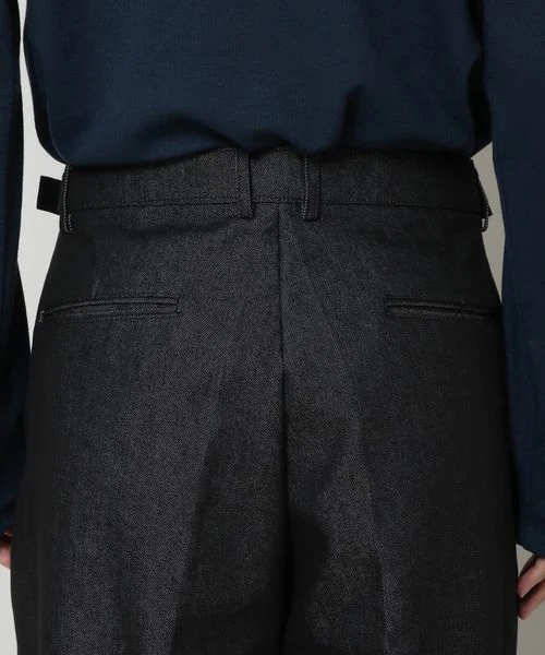 MEN'S ONE TUCK DENIM PANTS - Image 9