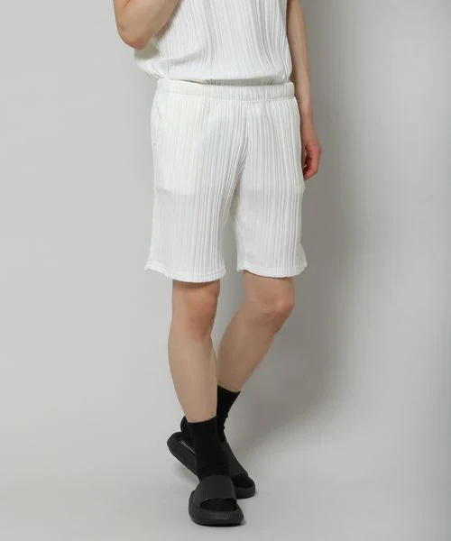 MEN'S PLEATS SHORTS - Image 5