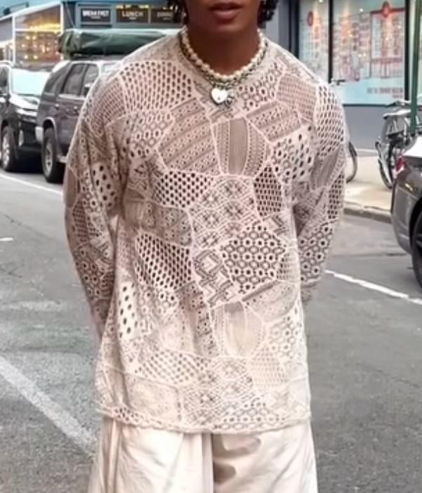 MEN'S PUZZLE LONG SLEEVE T-SHIRT - Image 2