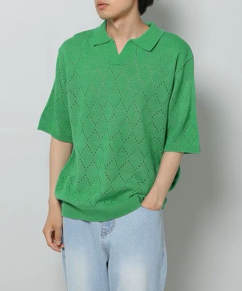 MEN'S WAVE PUNCHING KNIT T-SHIRT - Image 2