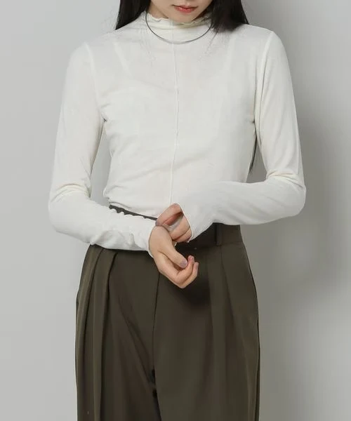 MERROW EDGE HALF NECK TOP