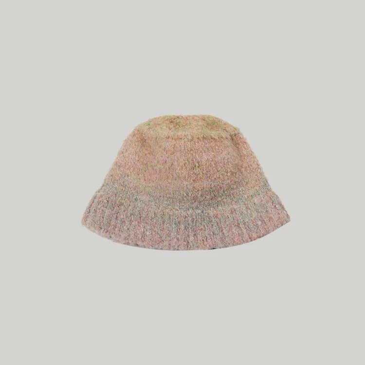 MIX COLOR BOUCLE BUCKET HAT - Image 2