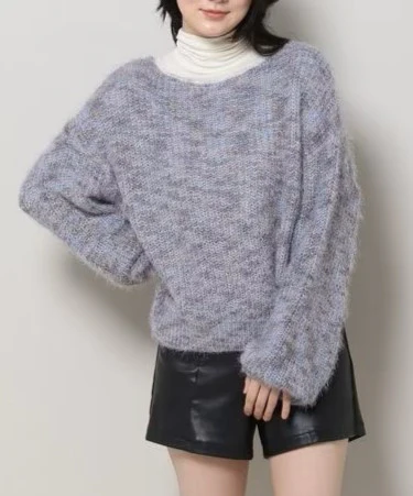 MIXED COLOR KNIT TOP - Image 2