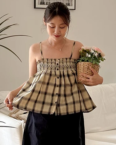 MULTI CHECK BUSTIER