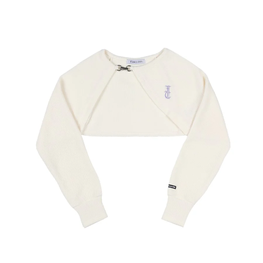 N.A.V BUCKLE BOLERO CARDIGAN - Image 3