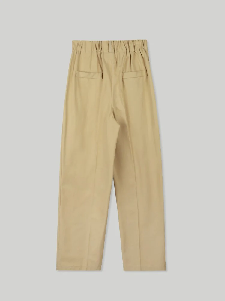 ONE-TUCK HALF BANDING PANTS - Image 5