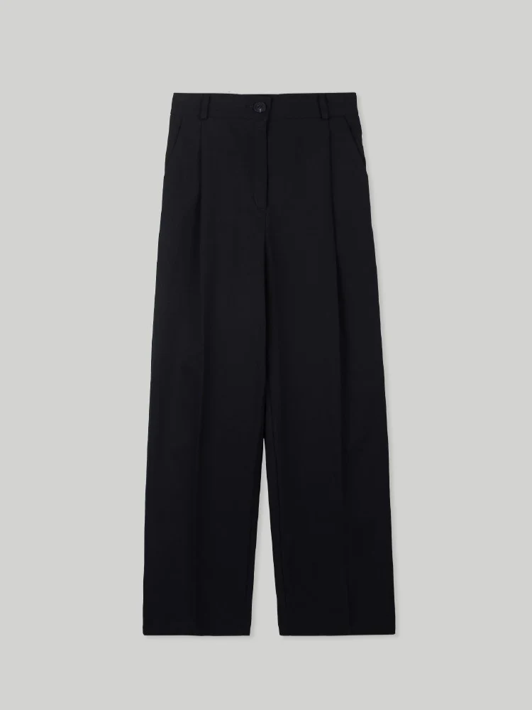 ONE-TUCK HALF BANDING PANTS - Image 6
