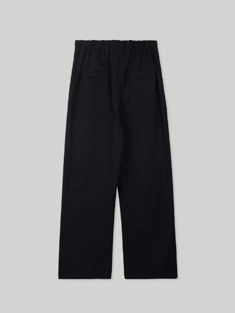 ONE-TUCK HALF BANDING PANTS - Image 7