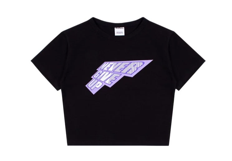 Lettering Crop Top