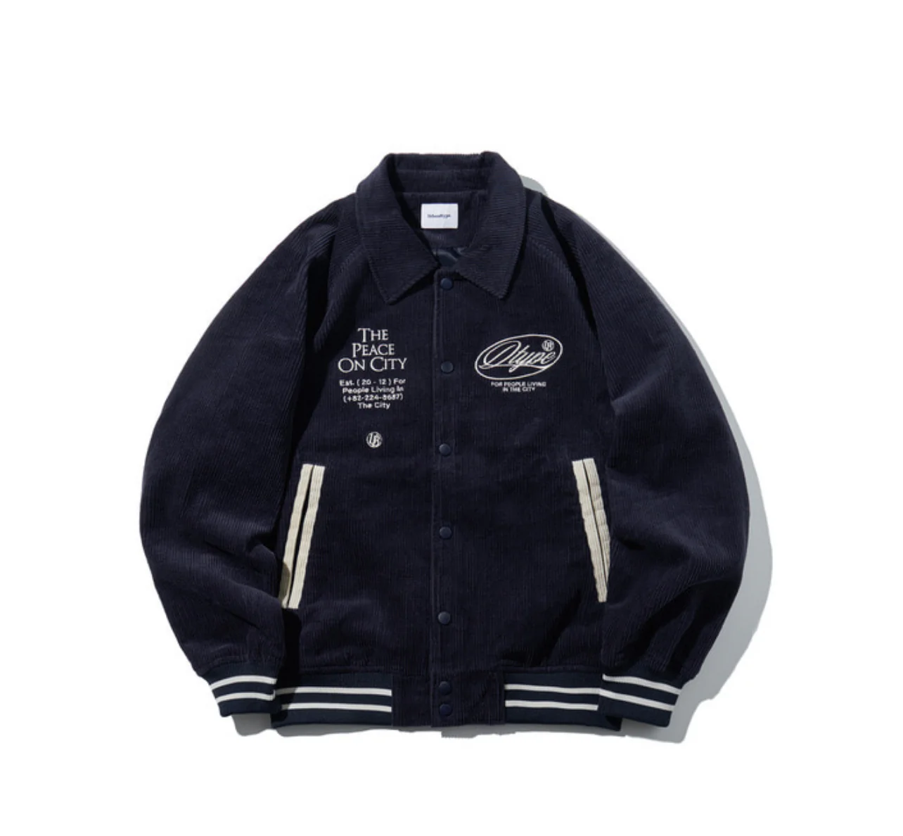 PADDED CORDUROY RAGLAN JACKET