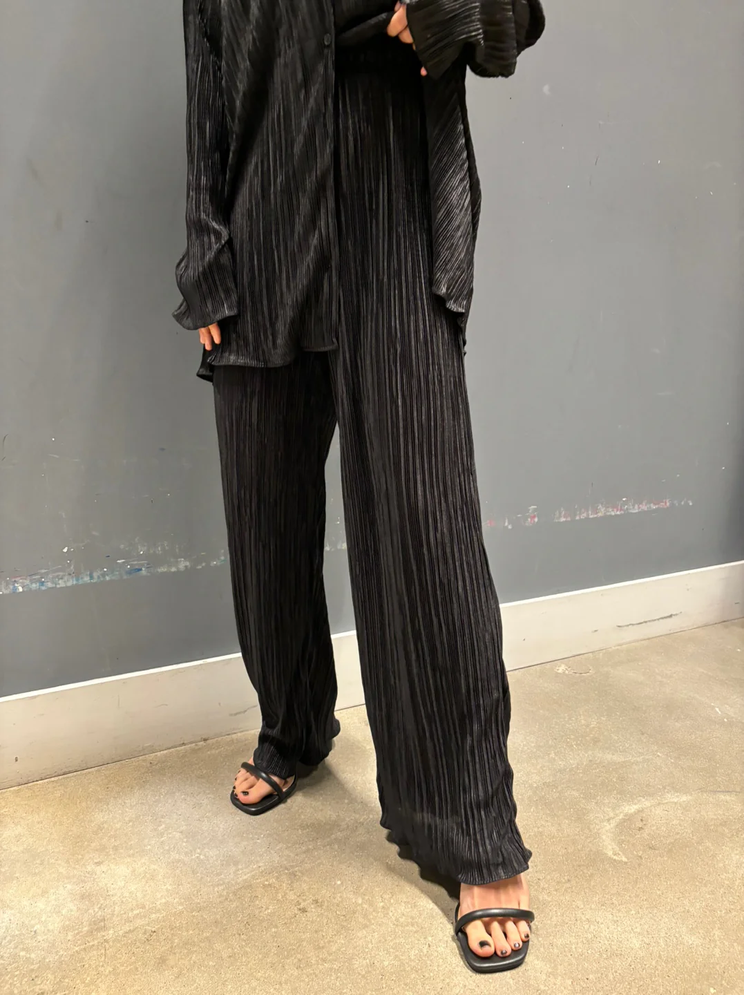 PLEATS WIDE PANTS - Image 5