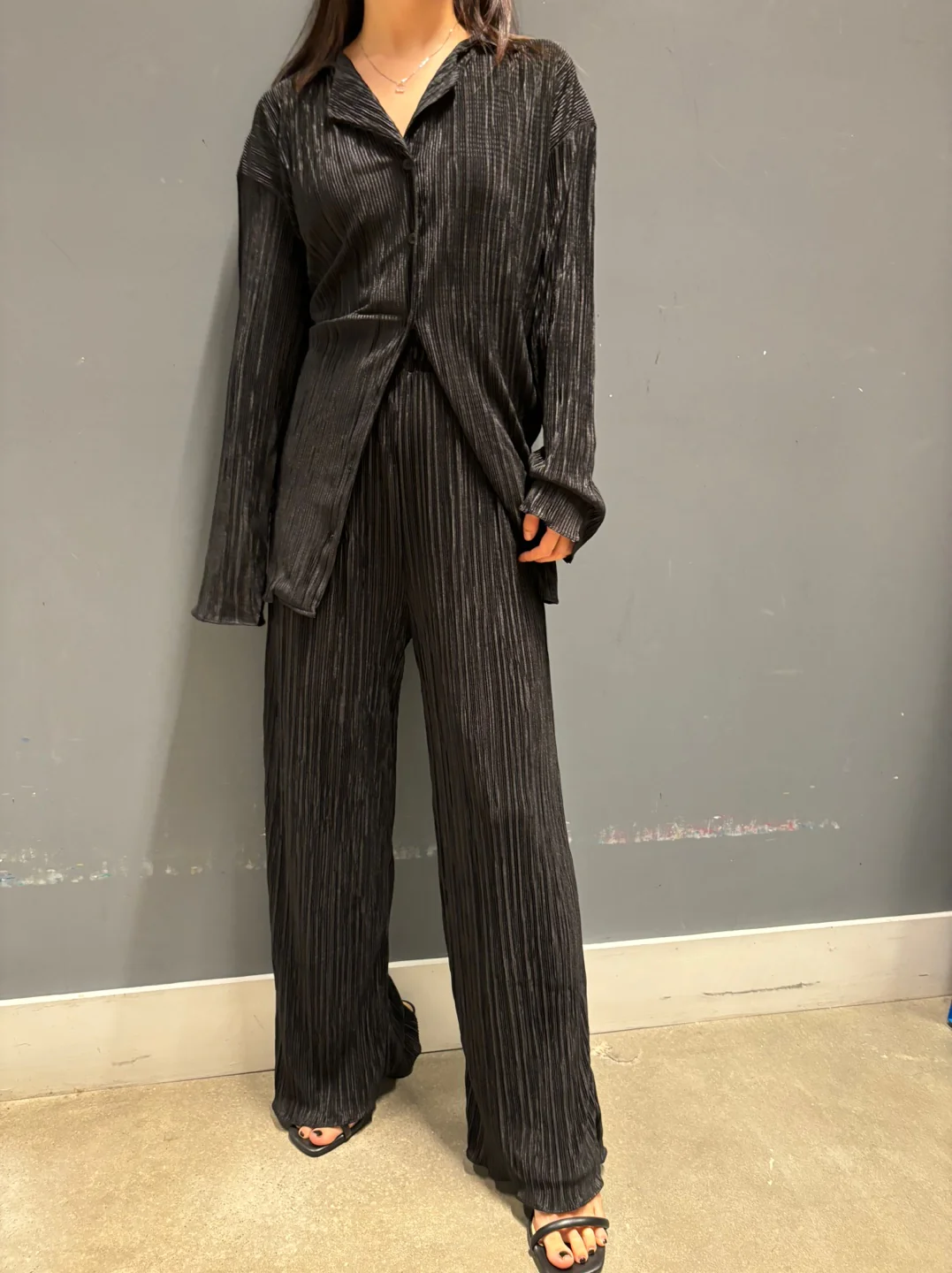 PLEATS WIDE PANTS - Image 6