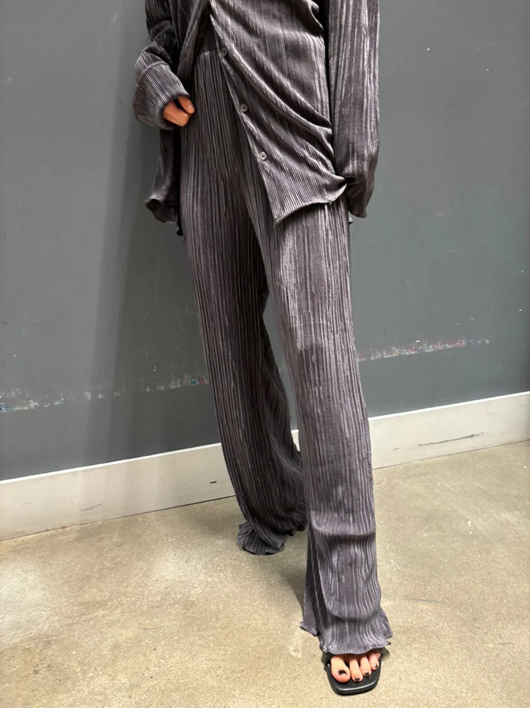 PLEATS WIDE PANTS - Image 7