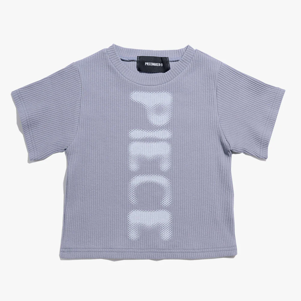 RIBBED CONTRAST CROP TEE - Image 5