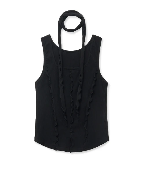 SCARF SLEEVELESS - Image 4