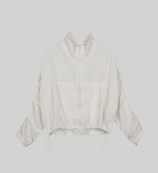 SHOULDER SHIRRING WINDBREAKER - Image 5