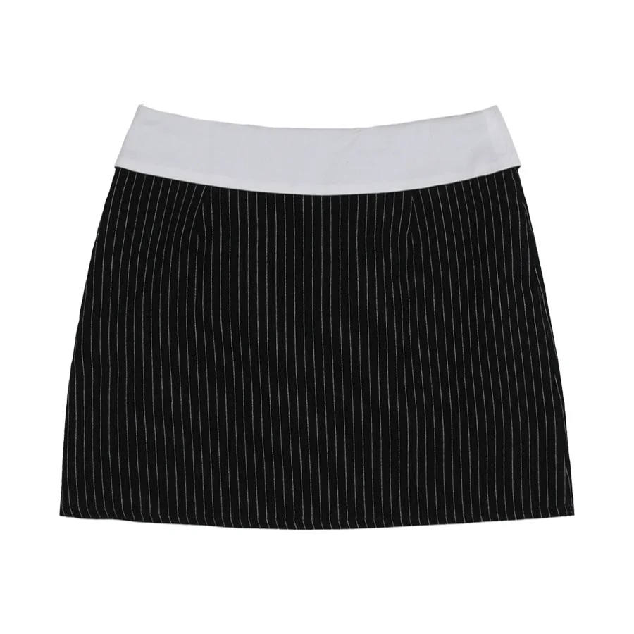 STRIPE LAYERED MINI SKIRT - Image 5