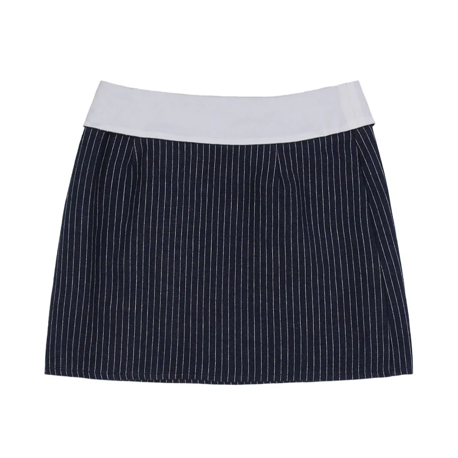 STRIPE LAYERED MINI SKIRT - Image 7