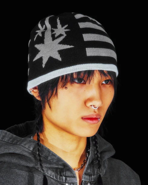 SYMBOL STAR FLAG BEANIE
