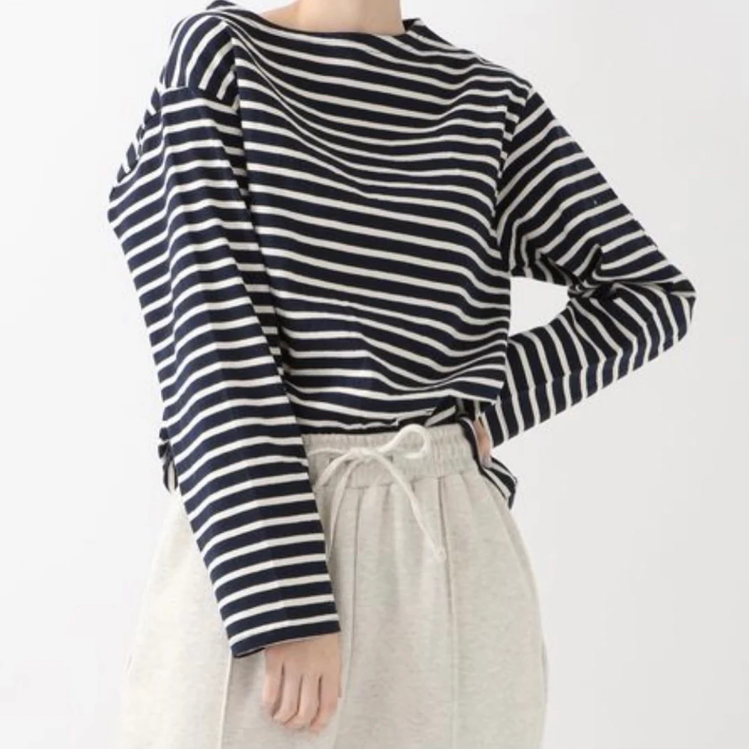 TWO TONE STRIPE TEE