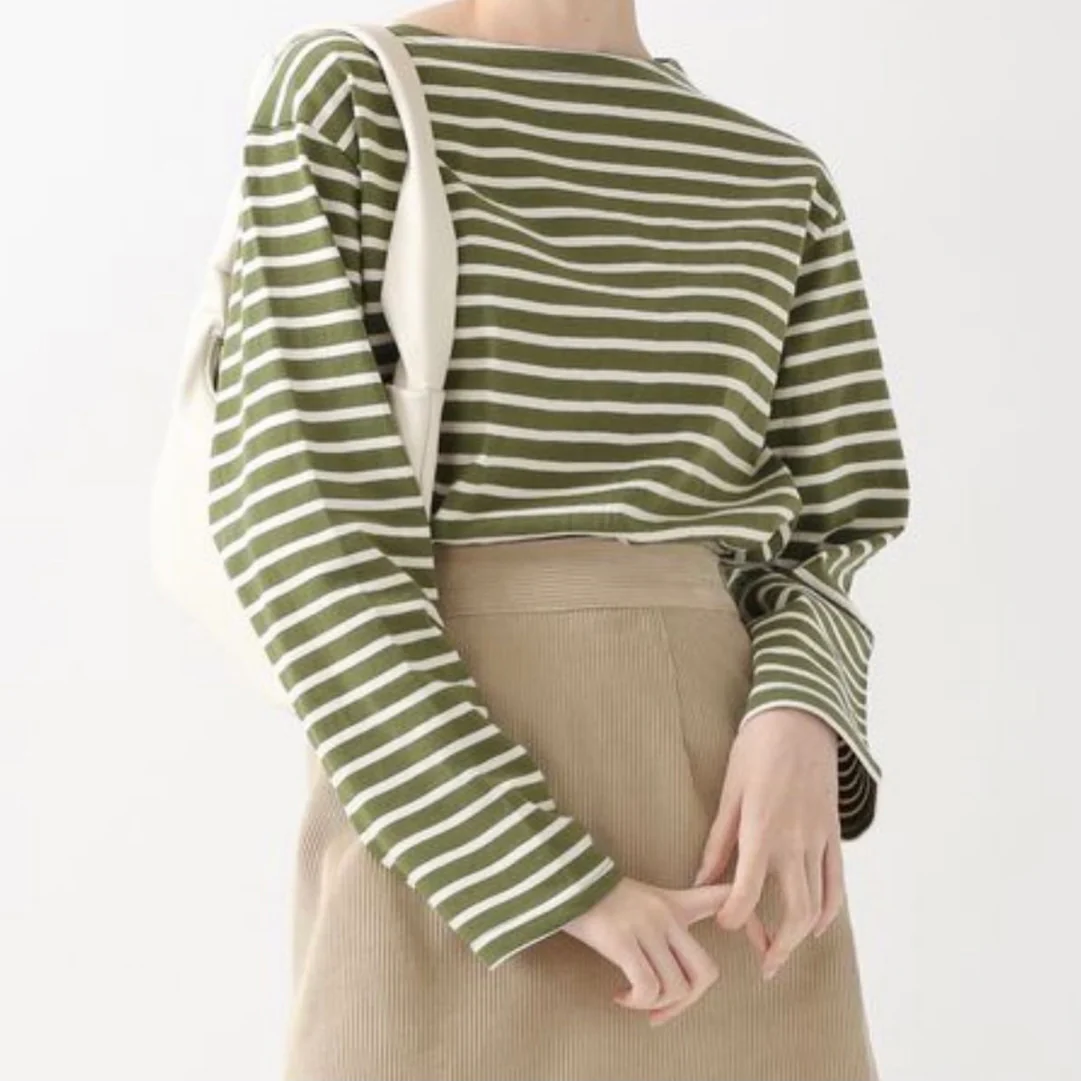 TWO TONE STRIPE TEE - Image 2