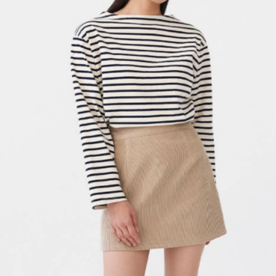 TWO TONE STRIPE TEE - Image 3