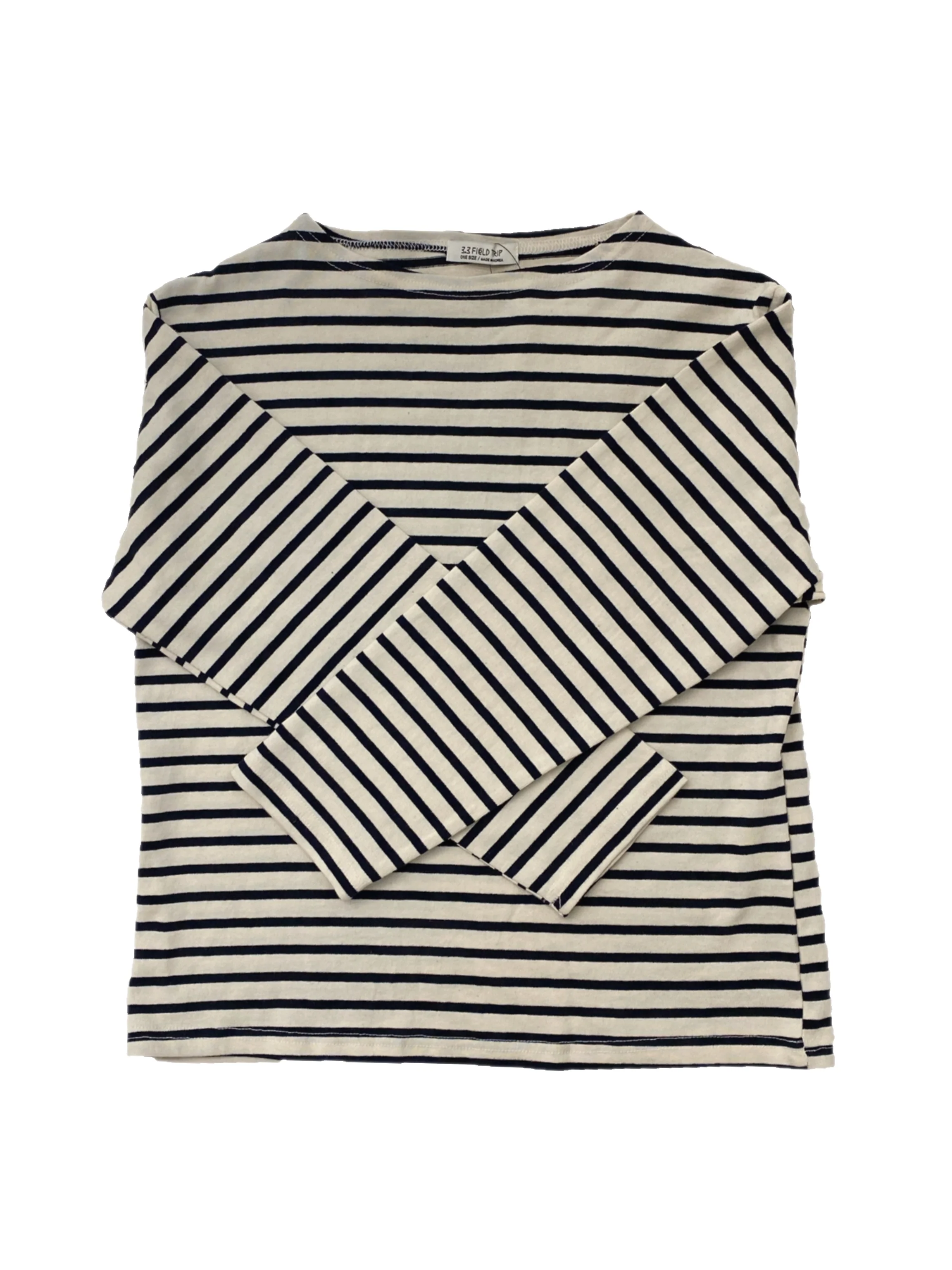 TWO TONE STRIPE TEE - Image 5