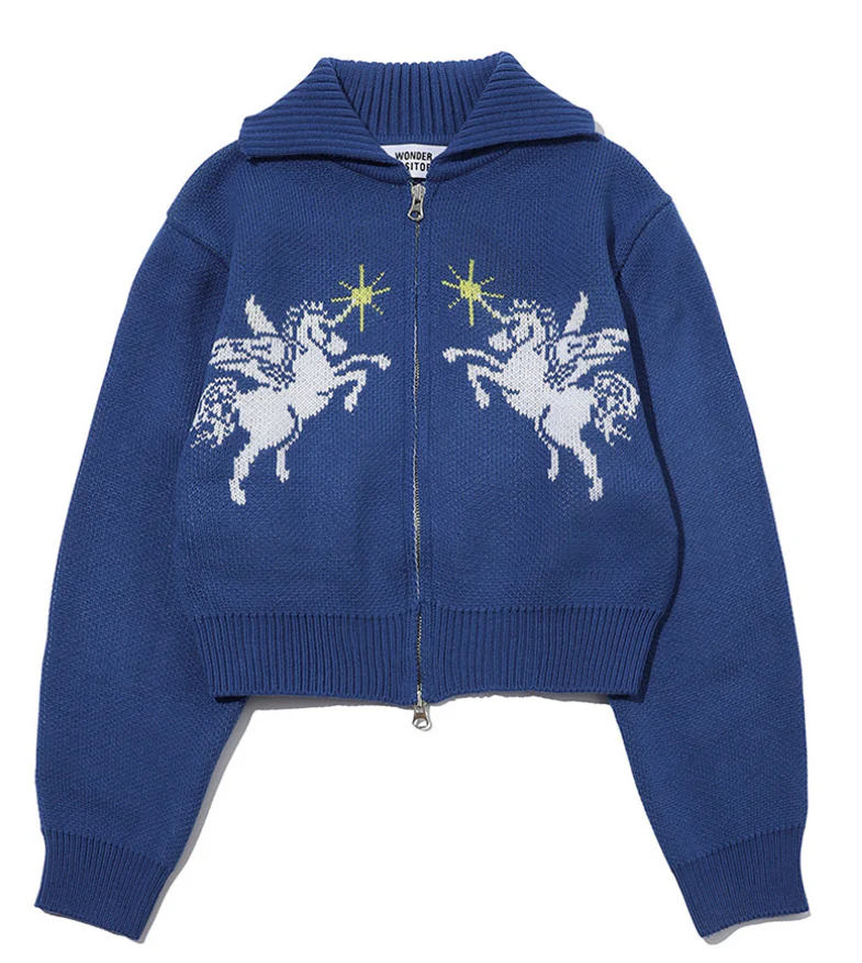 UNICORN KNIT ZIP-UP - Image 4