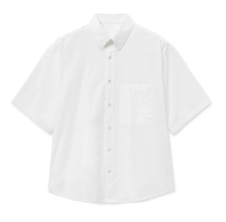 WASHING POCKET BOXY HALF SHIRT - Image 4