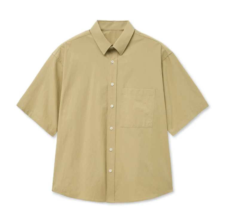 WASHING POCKET BOXY HALF SHIRT - Image 6