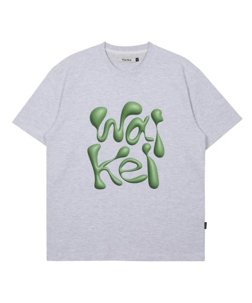WK 3D LOGO HALF SLEEVE TSHIRTS