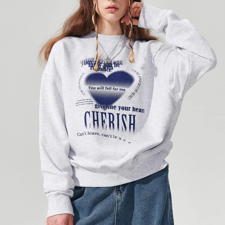 Y2K HEART SWEATSHIRT - Image 2